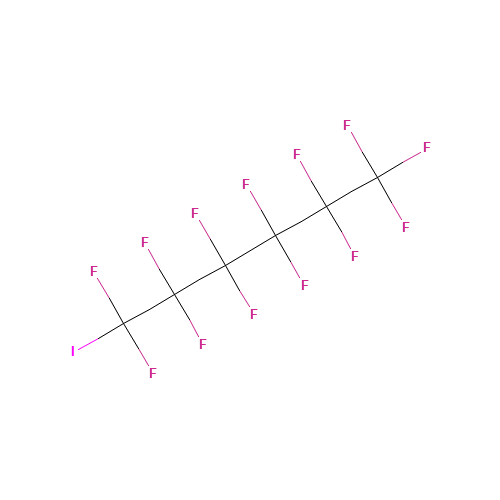 Perfluoro-1-iodohexane (CAS: 355-43-1) - Chemical Structure and Molecular Formula 