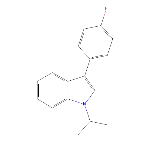 3-(4-Fluorophenyl)-1-isopropyl-1H-indole (CAS: 93957-49-4) - Related Chemical Product