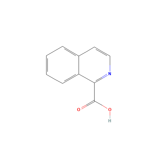 Isoquinoline-1-carboxylic acid (CAS: 486-73-7) - Chemical Structure and Molecular Formula 