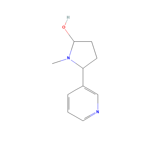 1-METHYL-5-(3-PYRIDYL)-2-PYRROLIDINOL (CAS: 25110-79-6) - Related Chemical Product