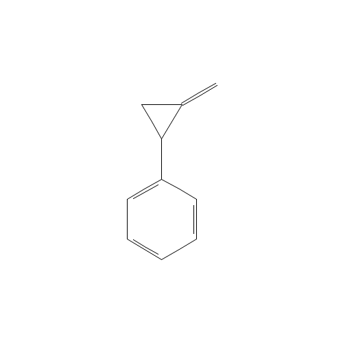 1-METHYLENE-2-PHENYLCYCLOPROPANE (CAS: 29817-09-2) - Chemical Structure and Molecular Formula 