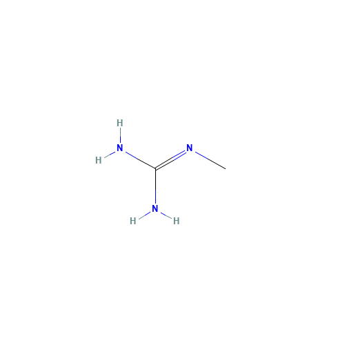 methylguanidine (CAS: 471-29-4) - Chemical Structure and Molecular Formula 