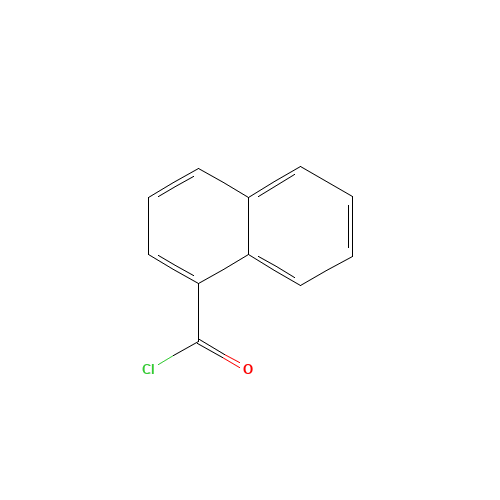 1-Naphthoyl chloride (CAS: 879-18-5) - Chemical Structure and Molecular Formula 