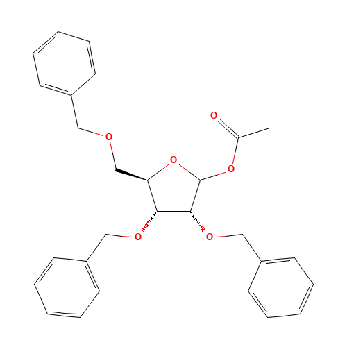 1-O-Acetyl-2,3,5-tri-O-benzyl-D-ribofuranose (CAS: 58381-23-0) - Related Chemical Product