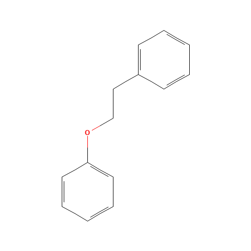 2-PHENYLETHYL PHENYL ETHER (CAS: 40515-89-7) - Chemical Structure and Molecular Formula 