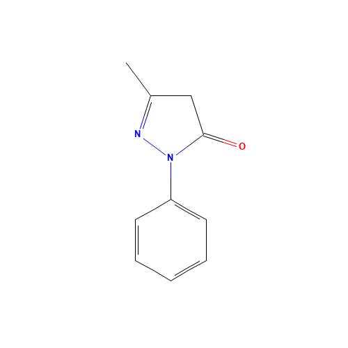 5-Methyl-2-phenyl-1,2-dihydropyrazol-3-one (CAS: 89-25-8) - Related Chemical Product