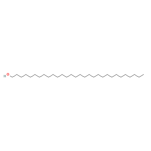 1-Triacontanol (CAS: 593-50-0) - Chemical Structure and Molecular Formula 