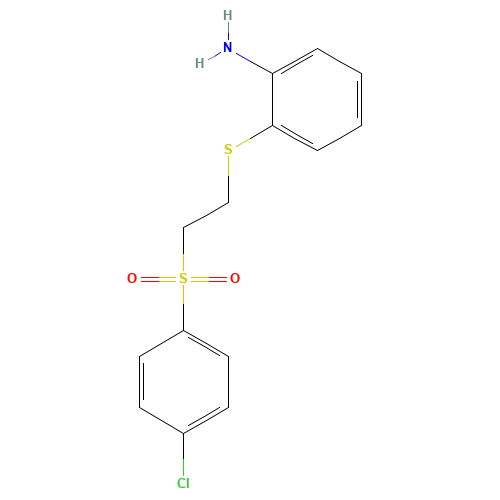 2-([2-[(4-CHLOROPHENYL)SULFONYL]ETHYL]THIO)ANILINE (CAS: 175201-83-9) - Related Chemical Product