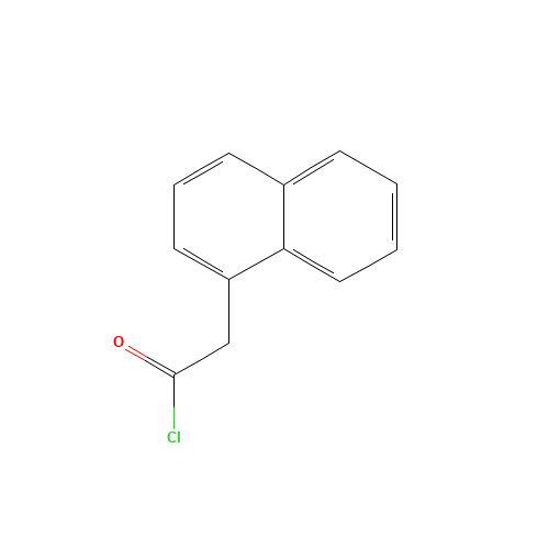2-(1-NAPHTHYL)ETHANOYL CHLORIDE (CAS: 5121-00-6) - Chemical Structure and Molecular Formula 