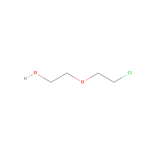 2-(2-Chloroethoxy)ethanol (CAS: 628-89-7) - Chemical Structure and Molecular Formula 