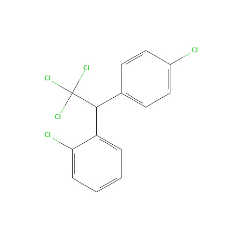 O,P'-DDT (CAS: 789-02-6) - Chemical Structure and Molecular Formula 