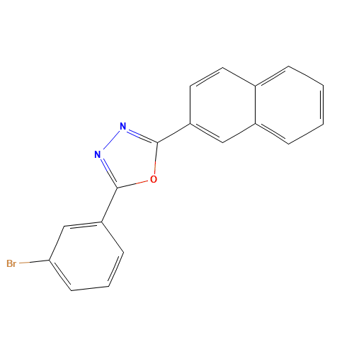 2-(3-BROMOPHENYL)-5-(2-NAPHTHYL)-1,3,4-OXADIAZOLE (CAS: 68047-41-6) - Related Chemical Product