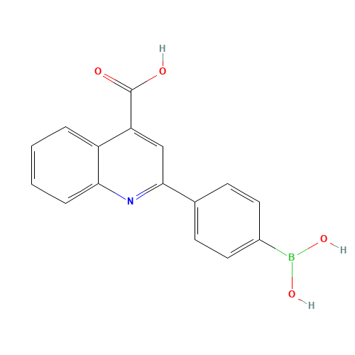 2-(4-DIHYDROXYBORANE)PHENYL-4-CARBOXYQUINOLINE (CAS: 373384-17-9) - Related Chemical Product