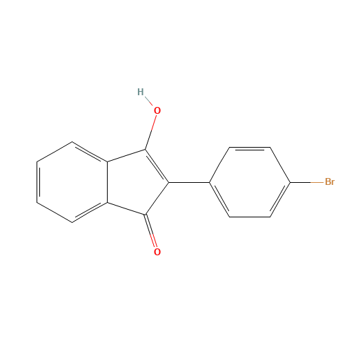 2-(4-BROMOPHENYL)-3-HYDROXY-1H-INDEN-1-ONE (CAS: 81397-85-5) - Related Chemical Product