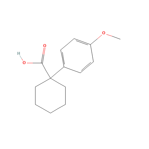 1-(4-METHOXYPHENYL)-1-CYCLOHEXANECARBOXYLIC ACID (CAS: 7469-83-2) - Related Chemical Product