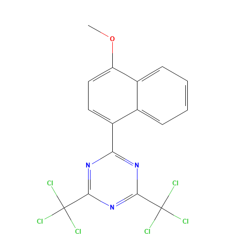 2-(4-METHOXYNAPHTHYL)-4,6-BIS-(TRICHLOROMETHYL)-1,3,5-TRIAZINE (CAS: 432-40-2) - Related Chemical Product