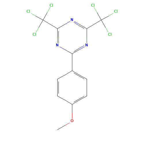 2-(4-Methoxyphenyl)-4,6-bis(trichloromethyl)-1,3,5-triazine (CAS: 3584-23-4) - Related Chemical Product