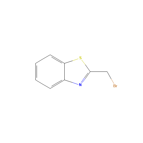 2-(BROMOMETHYL)-1,3-BENZOTHIAZOLE (CAS: 106086-78-6) - Chemical Structure and Molecular Formula 