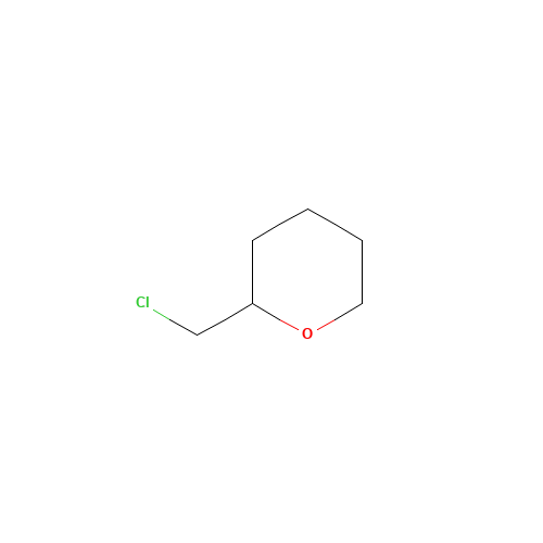 2-(CHLOROMETHYL)TETRAHYDROPYRAN (CAS: 18420-41-2) - Chemical Structure and Molecular Formula 