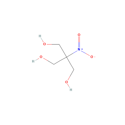 Tris(hydroxymethyl)nitromethane (CAS: 126-11-4) - Chemical Structure and Molecular Formula 