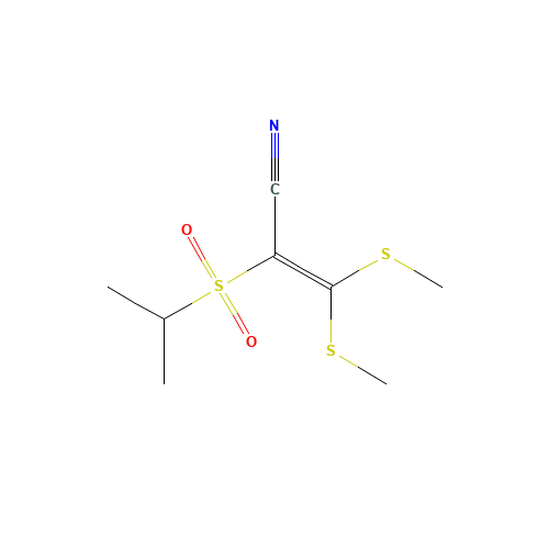 2-(ISOPROPYLSULFONYL)-3,3-DI(METHYLTHIO)ACRYLONITRILE (CAS: 175202-05-8) - Related Chemical Product