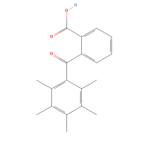 2-(2,3,4,5,6-PENTAMETHYLBENZOYL)BENZOIC ACID (CAS: 111385-66-1) - Related Chemical Product