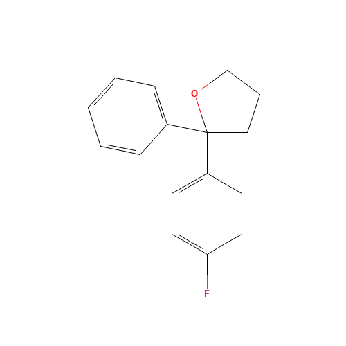2-(4-fluorophenyl)tetrahydro-2-phenylfuran (CAS: 84255-03-8) - Related Chemical Product