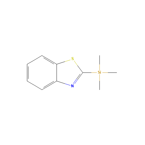 2-(TRIMETHYLSILYL)BENZOTHIAZOLE (CAS: 32137-73-8) - Chemical Structure and Molecular Formula 