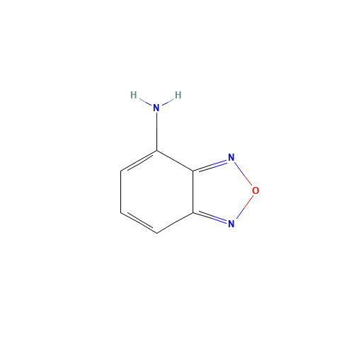 2,1,3-BENZOXADIAZOL-4-AMINE (CAS: 767-63-5) - Chemical Structure and Molecular Formula 