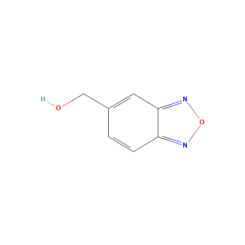 2,1,3-BENZOXADIAZOL-5-YLMETHANOL (CAS: 59660-56-9) - Chemical Structure and Molecular Formula 