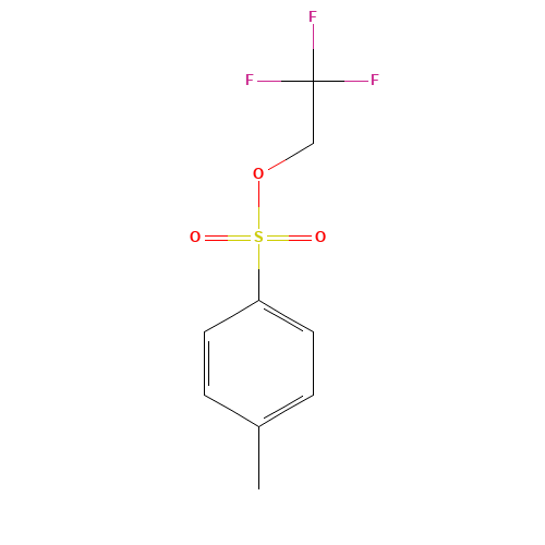 2,2,2-TRIFLUOROETHYL P-TOLUENESULFONATE (CAS: 433-06-7) - Chemical Structure and Molecular Formula 