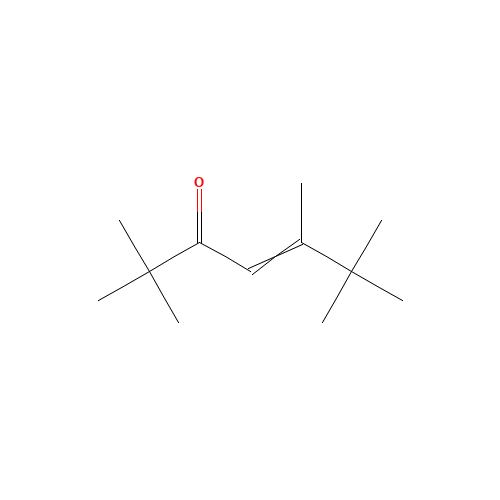 2,2,5,6,6-PENTAMETHYLHEPTEN-3-ONE (CAS: 3205-31-0) - Chemical Structure and Molecular Formula 