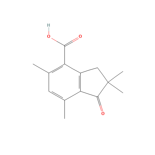 2,2,5,7-TETRAMETHYL-1-OXOINDANE-4-CARBOXYLIC ACID (CAS: 23342-32-7) - Related Chemical Product