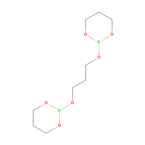 TRIMETHYLENE BORATE (CAS: 20905-35-5) - Chemical Structure and Molecular Formula 