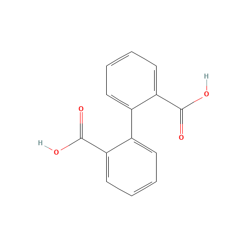 Diphenic acid (CAS: 482-05-3) - Chemical Structure and Molecular Formula 