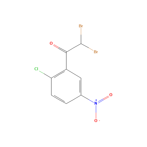 2,2-Dibromo-1-(2-chloro-5-nitrophenyl)ethanone (CAS: 35928-49-5) - Related Chemical Product