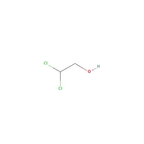 2,2-DICHLOROETHANOL (CAS: 598-38-9) - Chemical Structure and Molecular Formula 