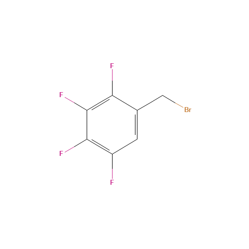 2,3,4,5-TETRAFLUOROBENZYL BROMIDE (CAS: 53001-71-1) - Chemical Structure and Molecular Formula 