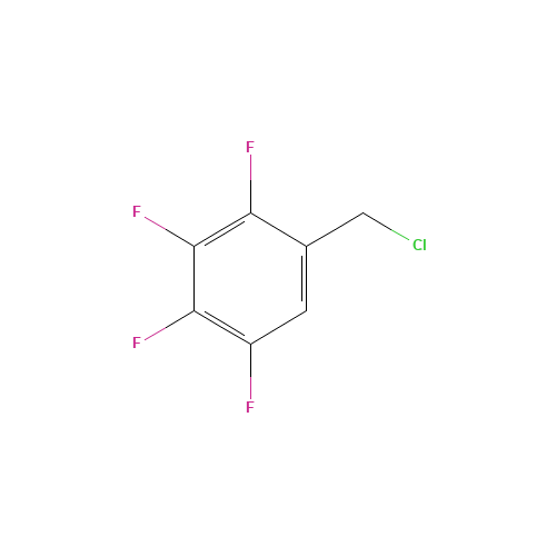 1-CHLOROMETHYL-2,3,4,5-TETRAFLUORO-BENZENE (CAS: 21622-18-4) - Chemical Structure and Molecular Formula 