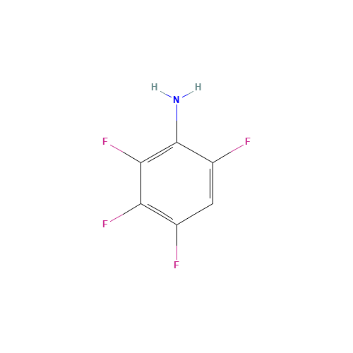 2,3,4,6-TETRAFLUOROANILINE (CAS: 363-73-5) - Chemical Structure and Molecular Formula 