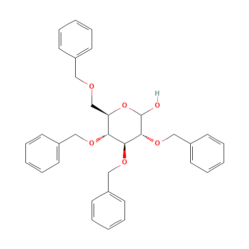 2,3,4,6-Tetra-O-benzyl-D-glucopyranose (CAS: 4132-28-9) - Related Chemical Product