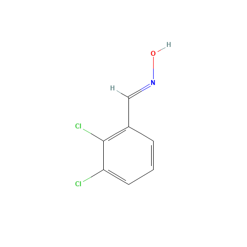 2,3-DICHLOROBENZALDOXIME (CAS: 4414-54-4) - Chemical Structure and Molecular Formula 