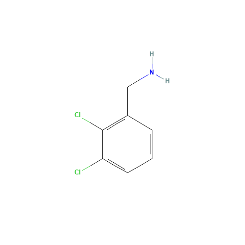 2,3-Dichlorobenzylamine (CAS: 39226-95-4) - Chemical Structure and Molecular Formula 