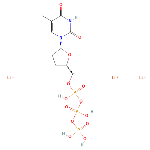 3'-DEOXYTHYMIDINE 5'-TRIPHOSPHATE TRILITHIUM SALT* (CAS: 93939-78-7) - Related Chemical Product