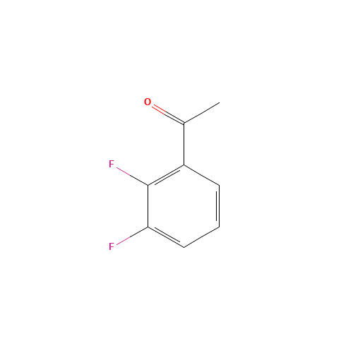 2',3'-Difluoroacetophenone (CAS: 18355-80-1) - Chemical Structure and Molecular Formula 