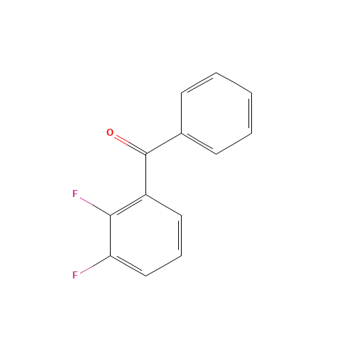 2,3-DIFLUOROBENZOPHENONE (CAS: 208173-20-0) - Chemical Structure and Molecular Formula 