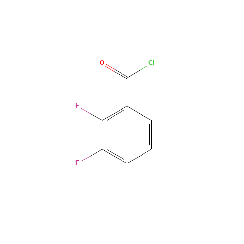 2,3-Difluorobenzoyl chloride (CAS: 18355-73-2) - Chemical Structure and Molecular Formula 
