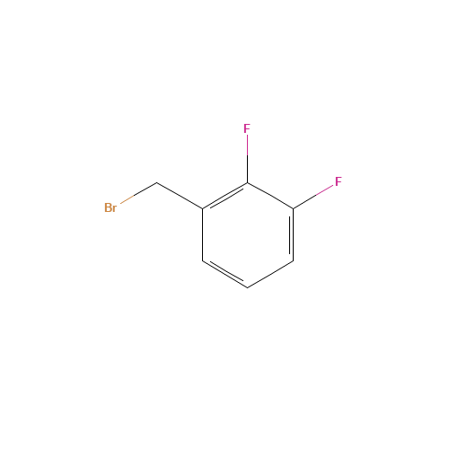 2,3-Difluorobenzyl bromide (CAS: 113211-94-2) - Chemical Structure and Molecular Formula 