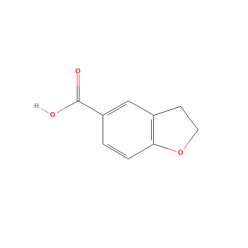 2,3-Dihydrobenzo[b]furan-5-carboxylic acid (CAS: 76429-73-7) - Chemical Structure and Molecular Formula 