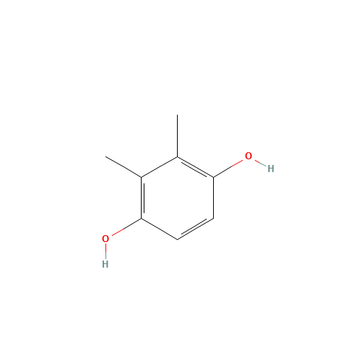 2,3-Dimethylhydroquinone (CAS: 608-43-5) - Chemical Structure and Molecular Formula 